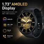 BEEVVOS HT30 smart watch featuring a 1.73 inch AMOLED screen with 466 by 466 resolution
