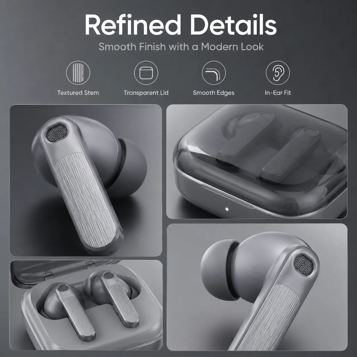 Compact BEEVVOS R630 wireless earbud charging case designed for convenient storage during travel and daily use.
