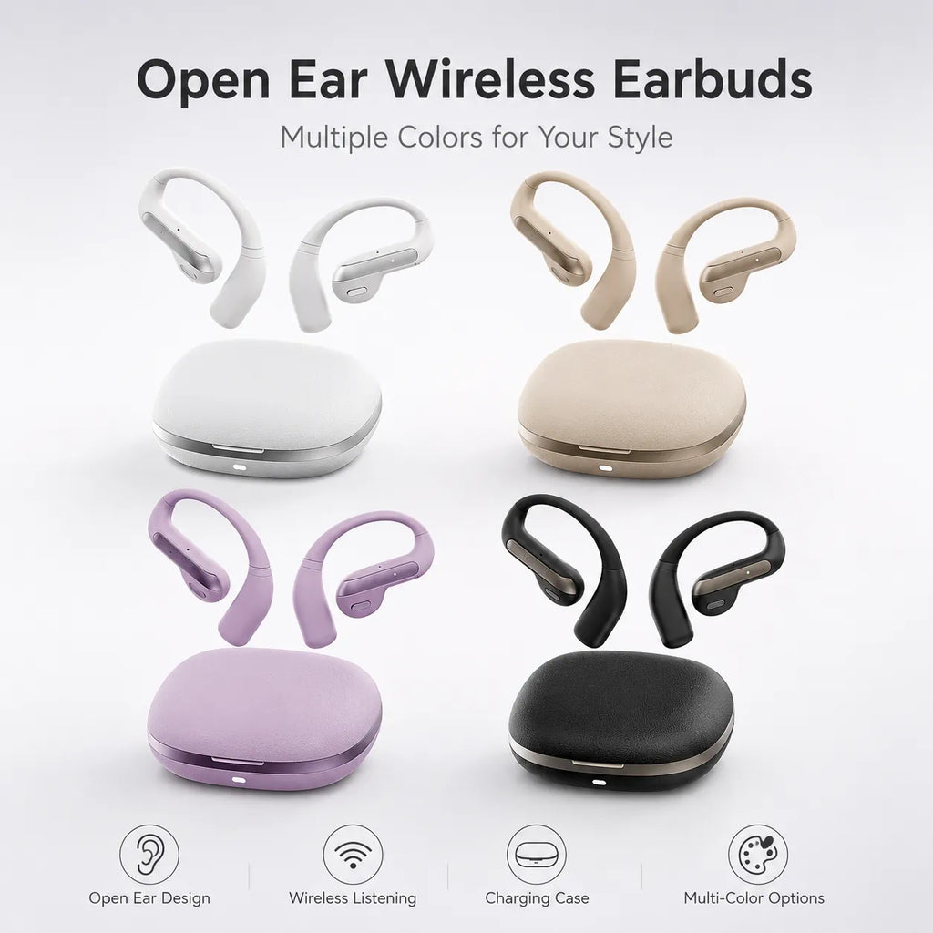 BEEVVOS AI Translator open-ear earbuds designed for translation-assisted travel, work and everyday conversations.
